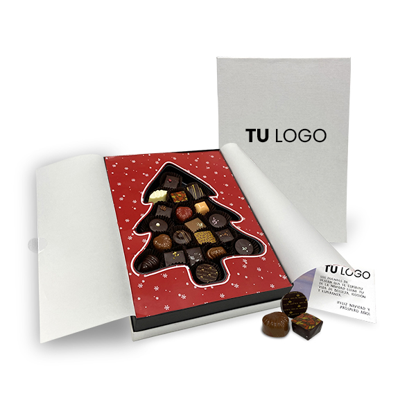 Caja abeto XL/L con bombones premium